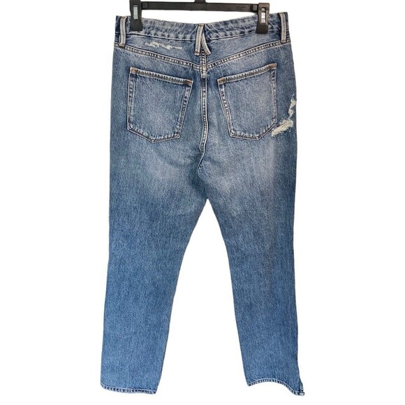 Good American Good Boy‎ Boyfriend Jeans Distressed Size 6/28 - Picture 4 of 6